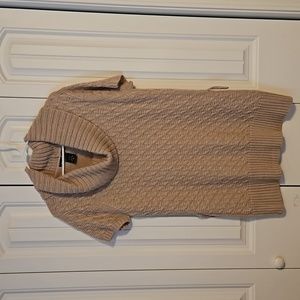 Tan sweater tunic
